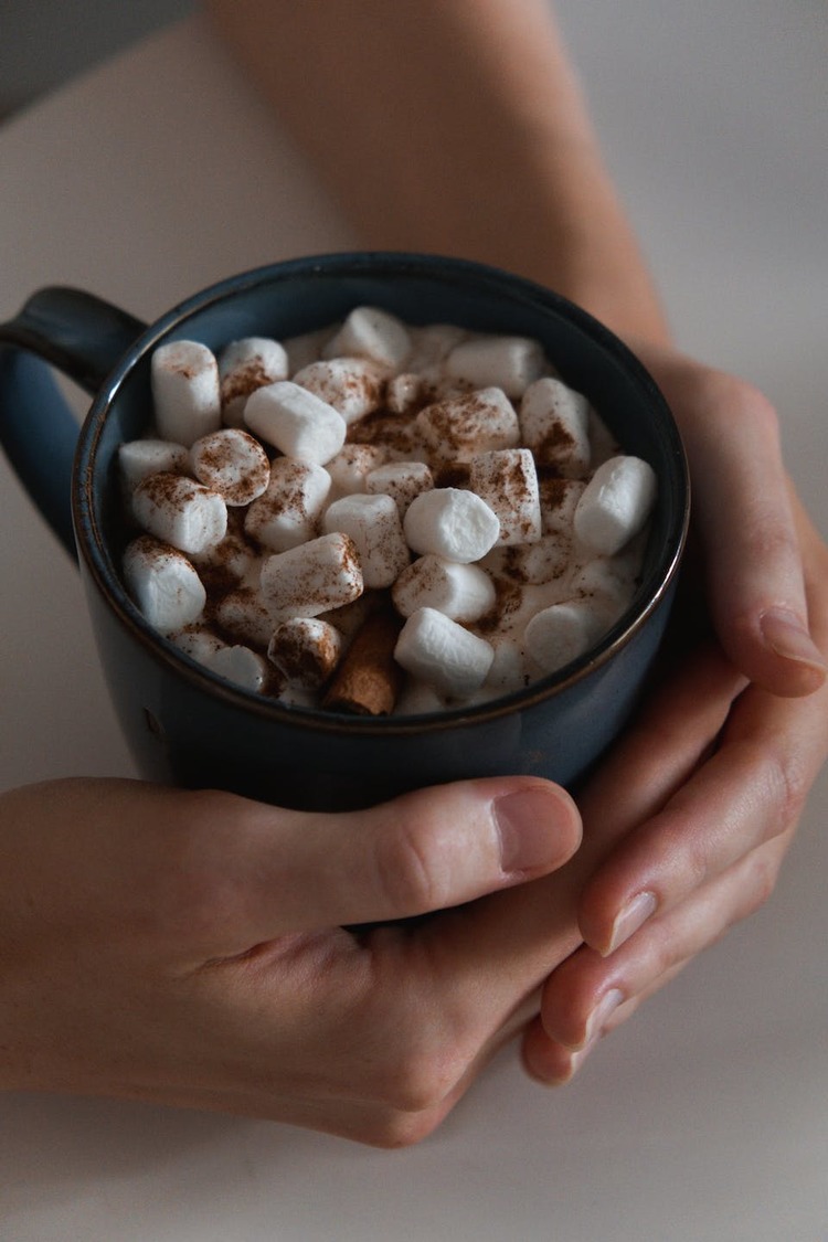 Coffee with Cinnamon and Mini Marshmallows Recipe