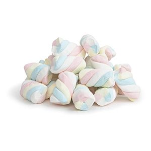 Candy Shop Pink, White, Blue And Yellow Unicorn Marshmallow Twist Ropes